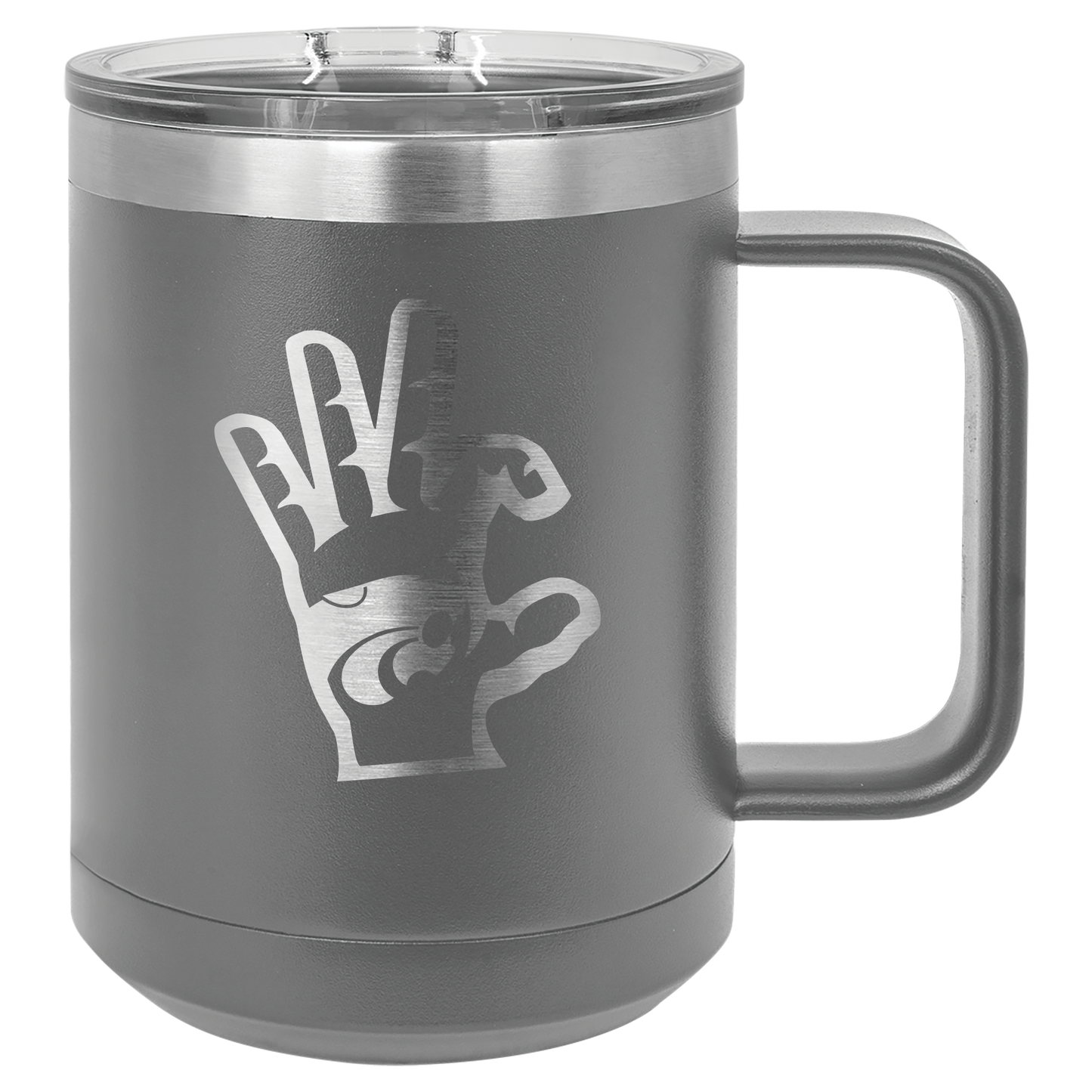 Wildcat Hand with Power Cat insulated Drinkware - Official Affinity Licensed Product - K-State