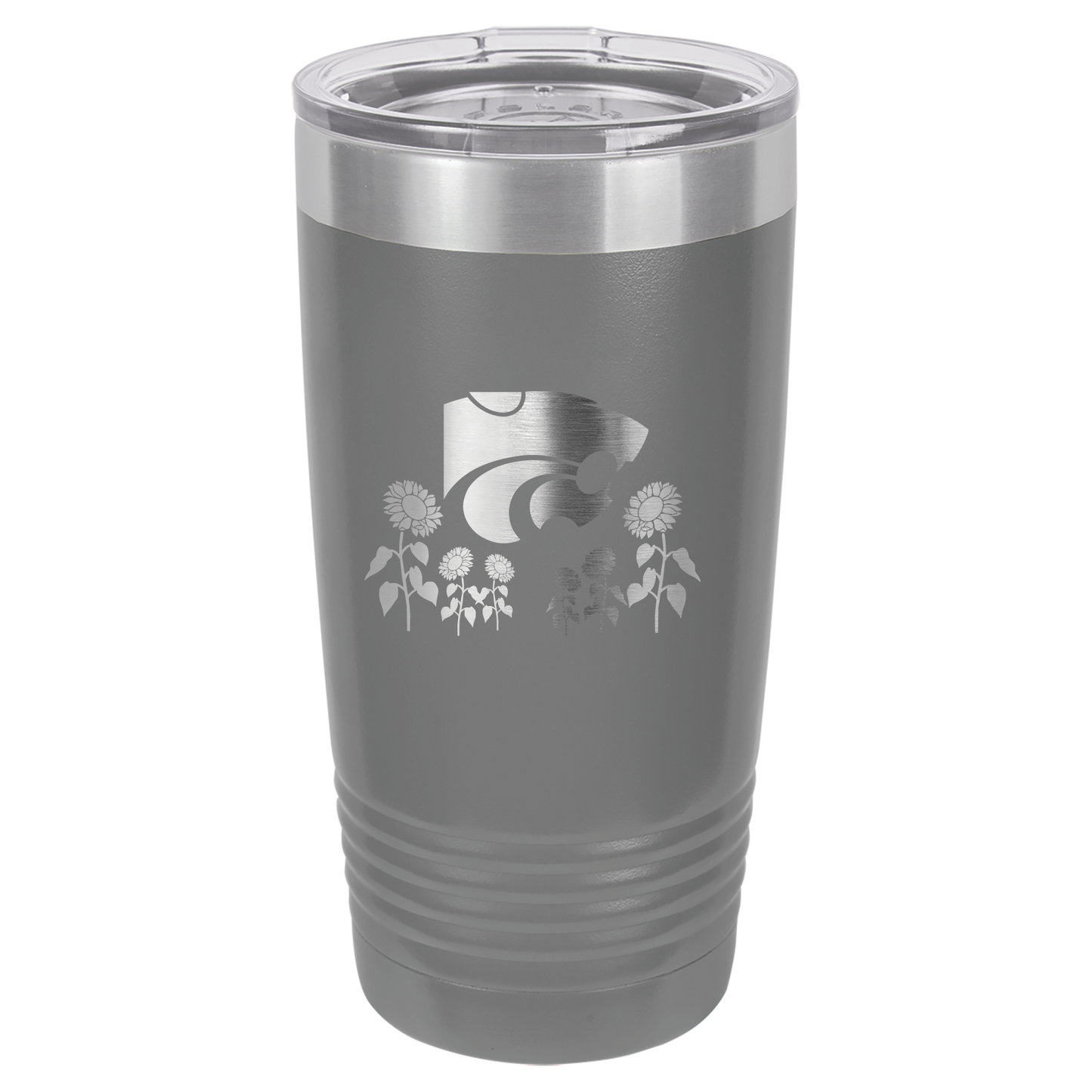 Power Cat Sunflower Field insulated Drinkware - Official Affinity Licensed Product - K-State