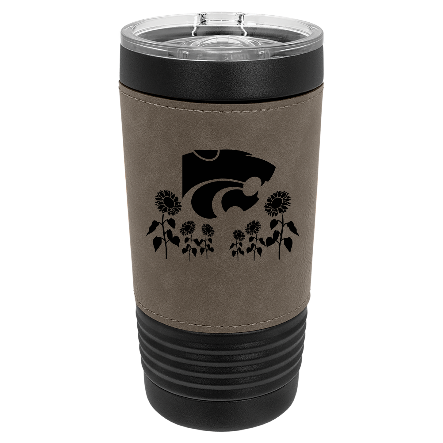 Power Cat Sunflower Field insulated Drinkware - Official Affinity Licensed Product - K-State