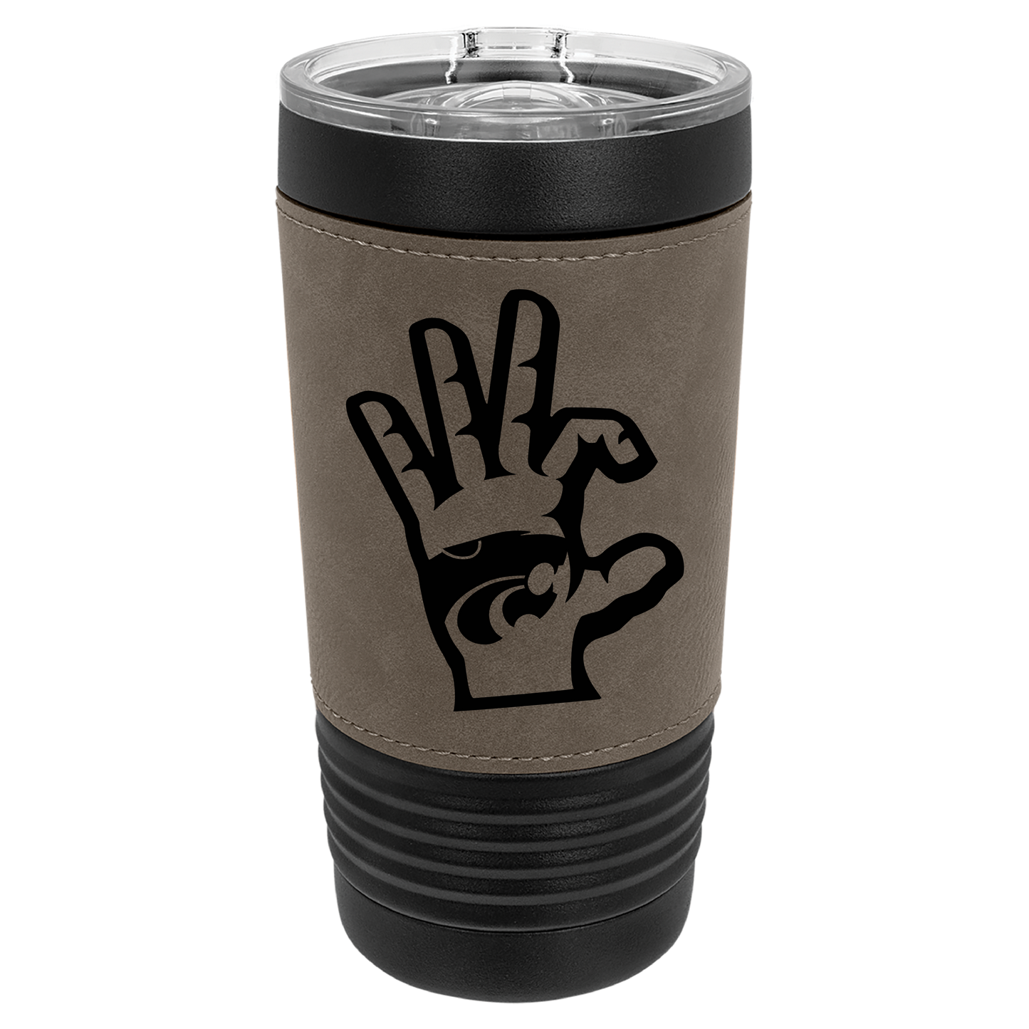 Wildcat Hand with Power Cat insulated Drinkware - Official Affinity Licensed Product - K-State