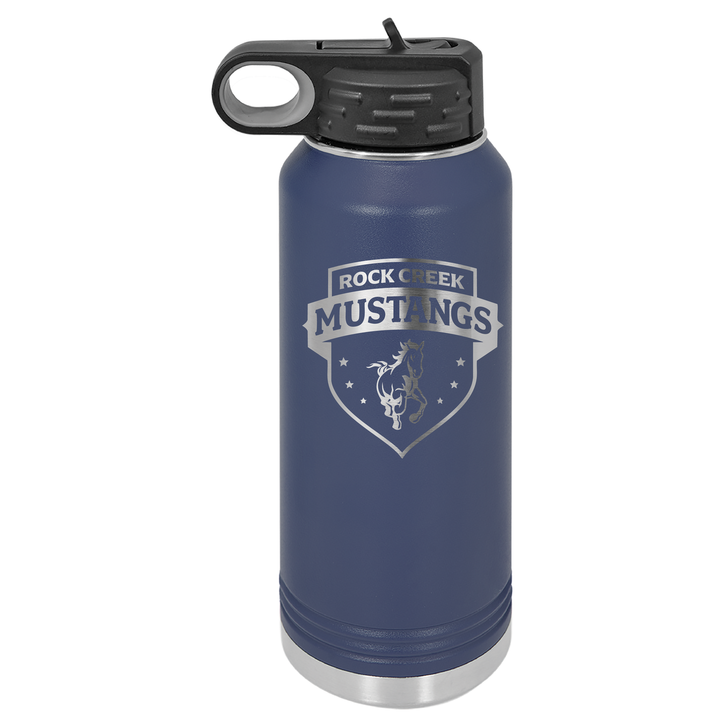 Rock Creek Mustangs Shield Tumbler - Click for all color/size options