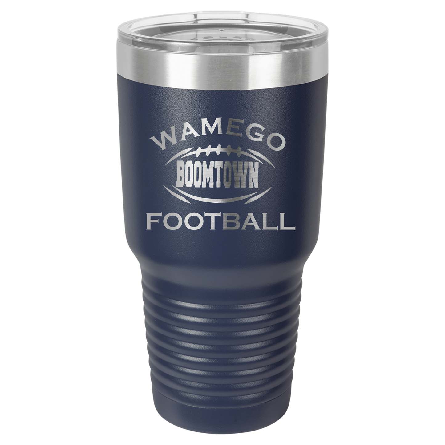 Wamego Boom Town Football Tumbler - Click for all color/size options