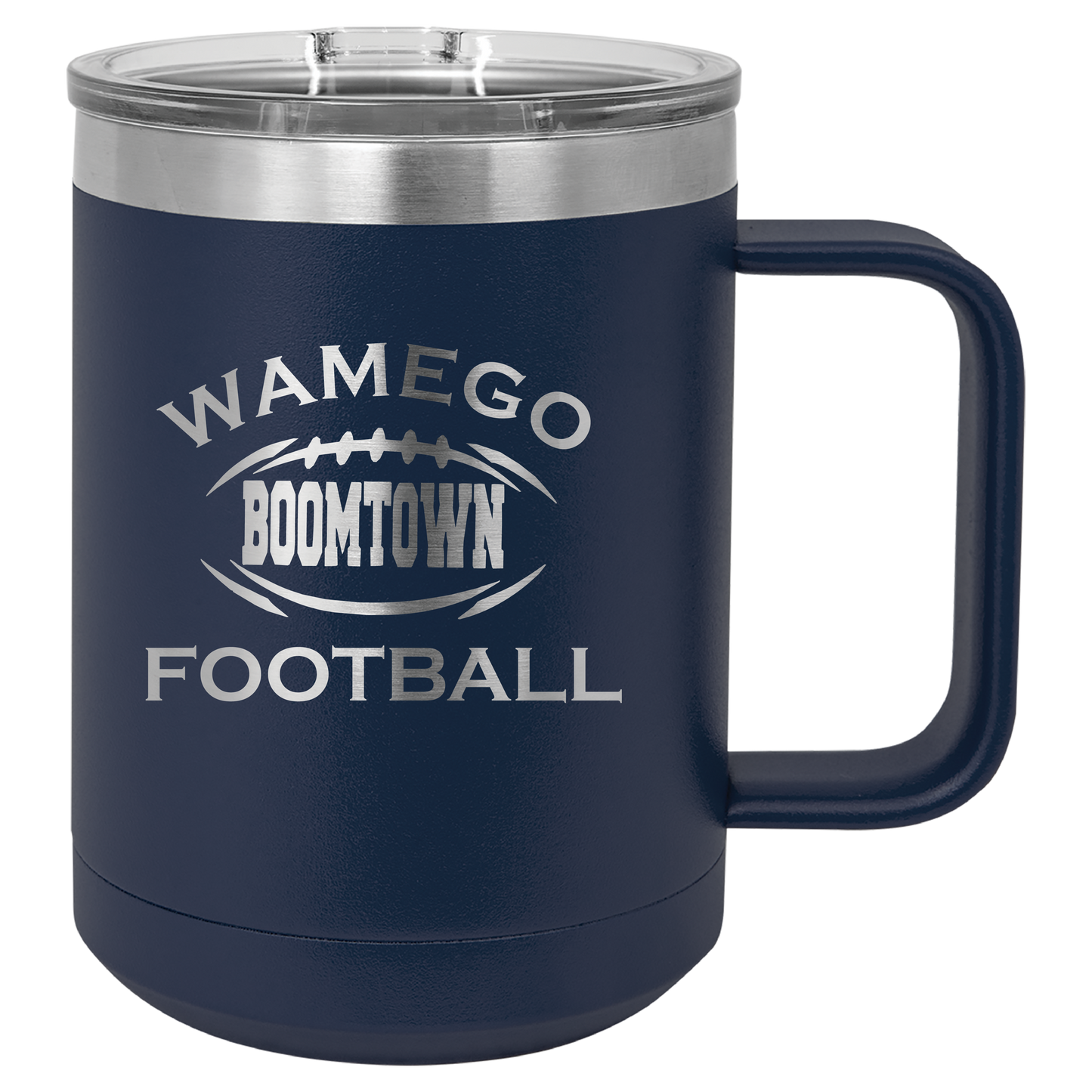 Wamego Boom Town Football Tumbler - Click for all color/size options