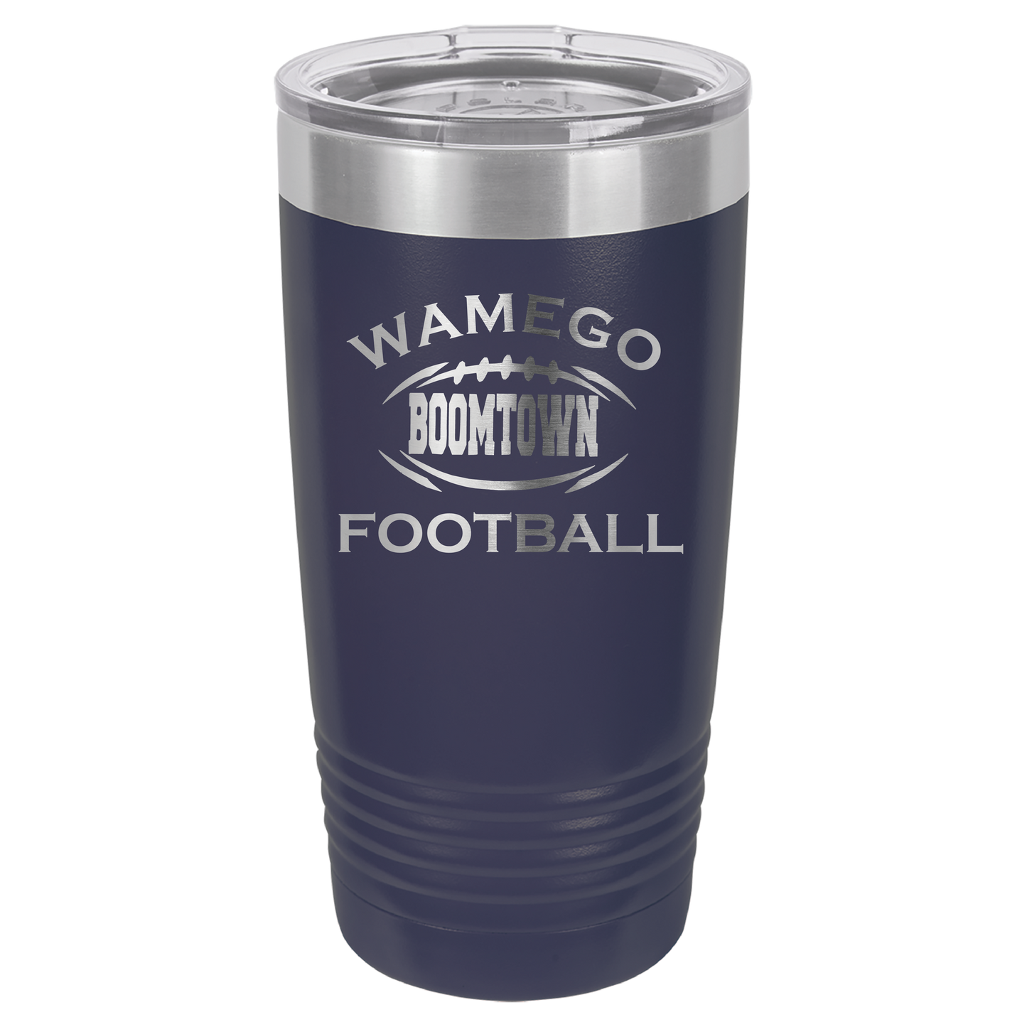 Wamego Boom Town Football Tumbler - Click for all color/size options