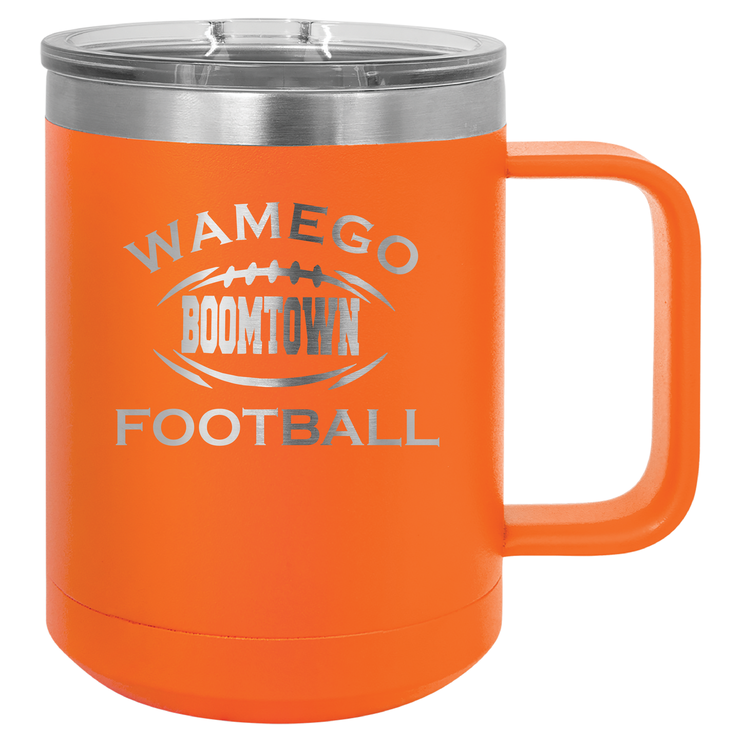 Wamego Boom Town Football Tumbler - Click for all color/size options