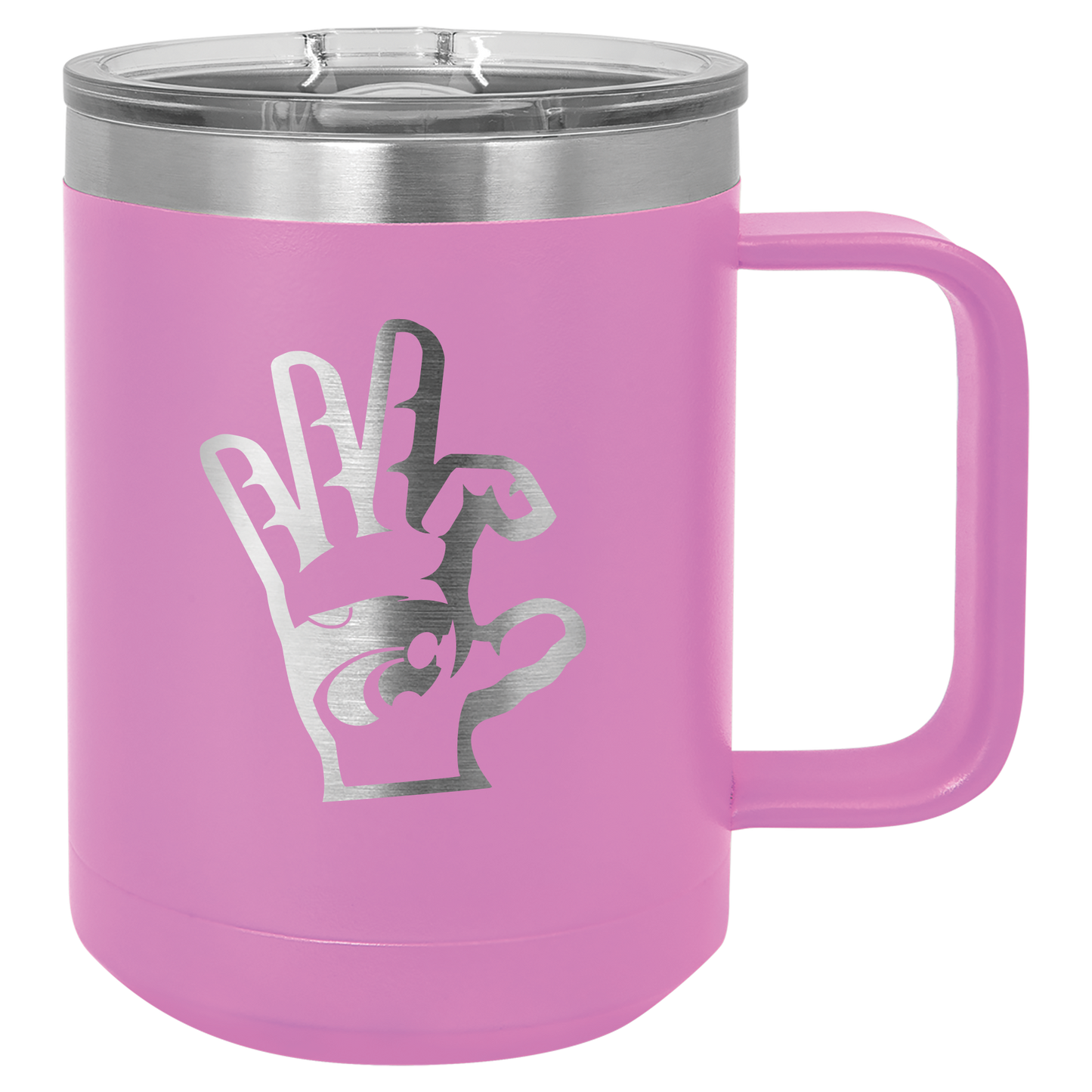 Wildcat Hand with Power Cat insulated Drinkware - Official Affinity Licensed Product - K-State