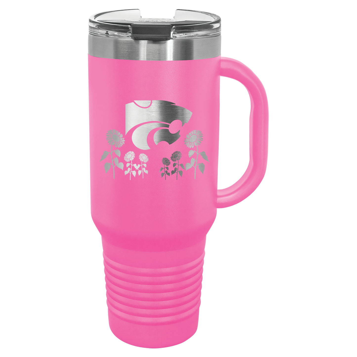 Power Cat Sunflower Field insulated Drinkware - Official Affinity Licensed Product - K-State