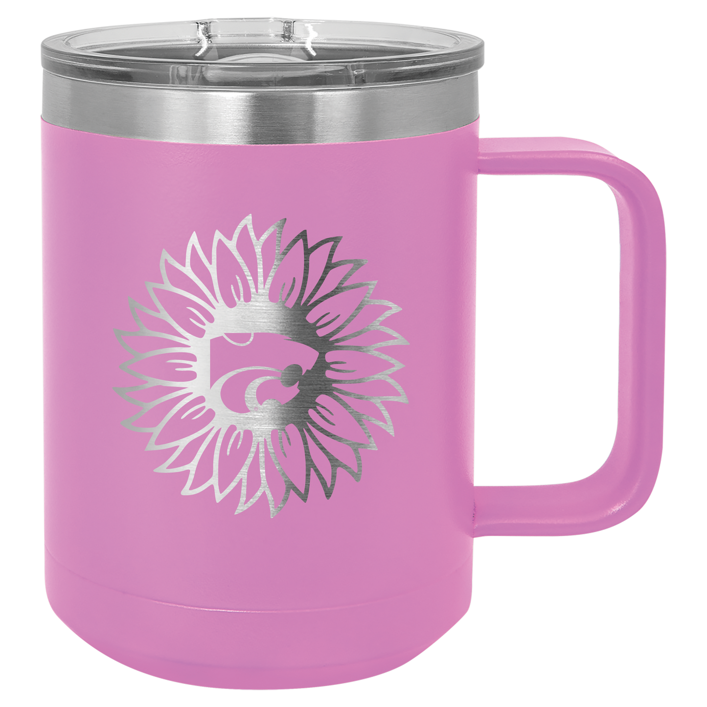 Power Cat Sunflower insulated Drinkware - Official Affinity Licensed Product - K-State