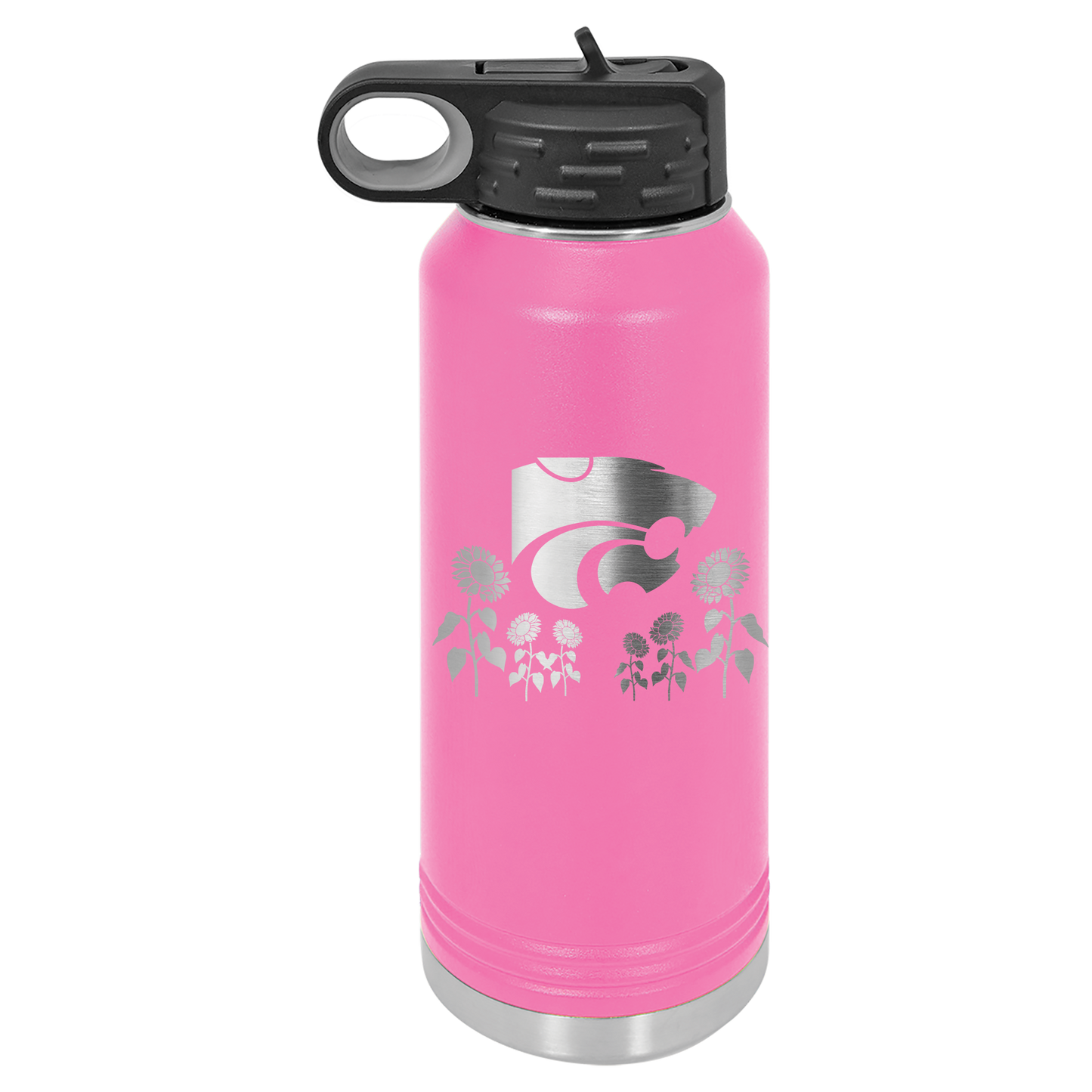 Power Cat Sunflower Field insulated Drinkware - Official Affinity Licensed Product - K-State