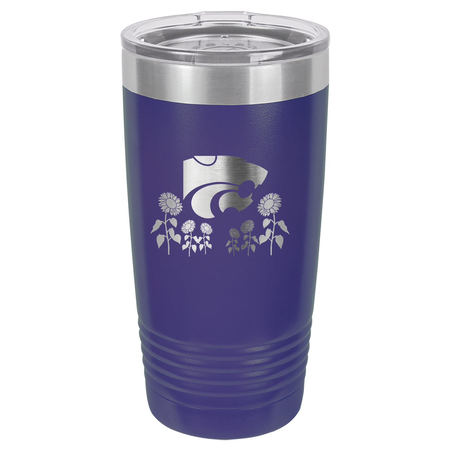 Power Cat Sunflower Field insulated Drinkware - Official Affinity Licensed Product - K-State