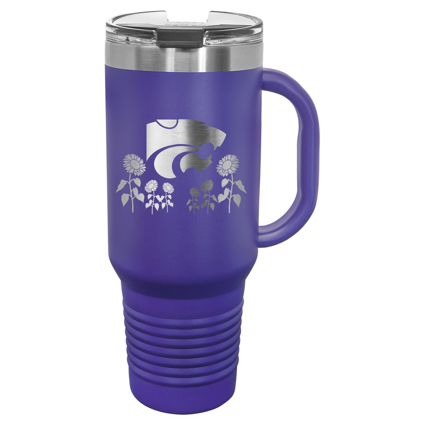 Power Cat Sunflower Field insulated Drinkware - Official Affinity Licensed Product - K-State