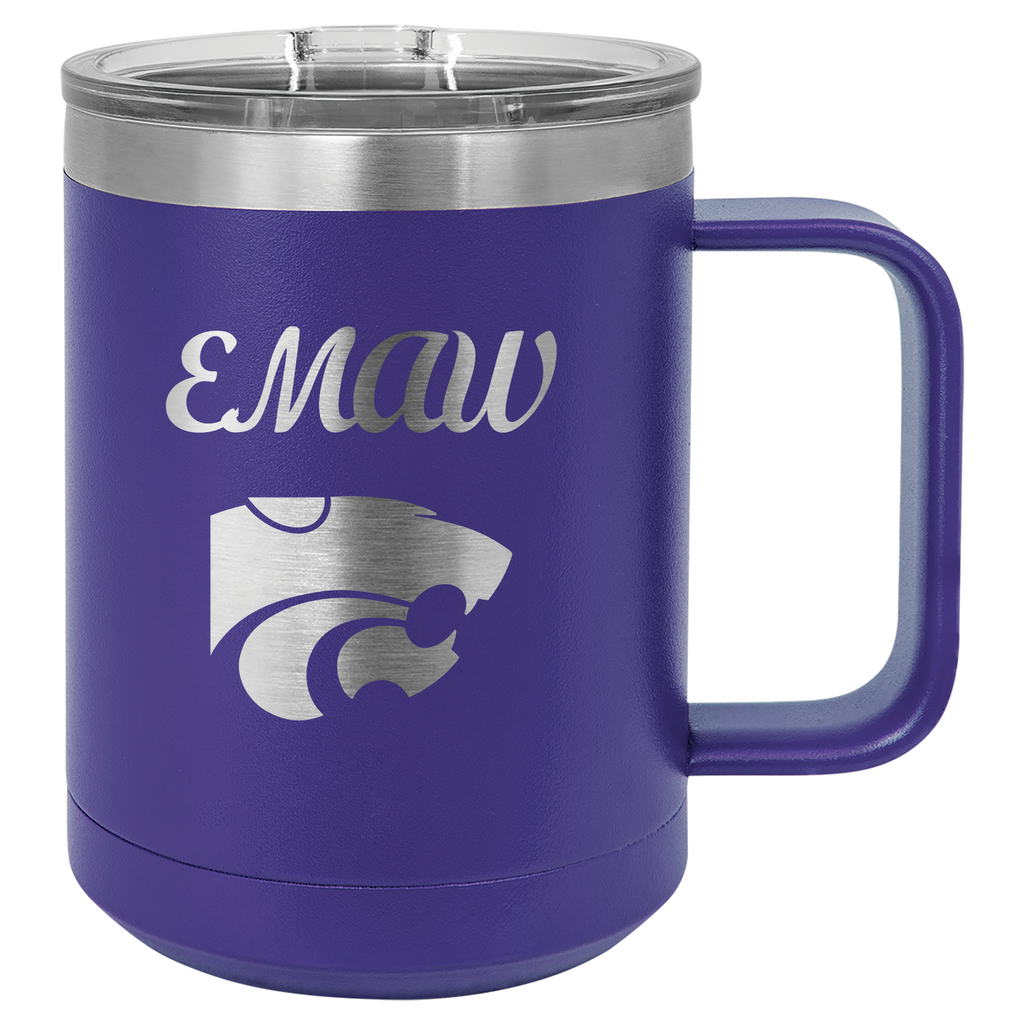 EMAW with Power Cat insulated Drinkware - Official Affinity Licensed Product - K-State