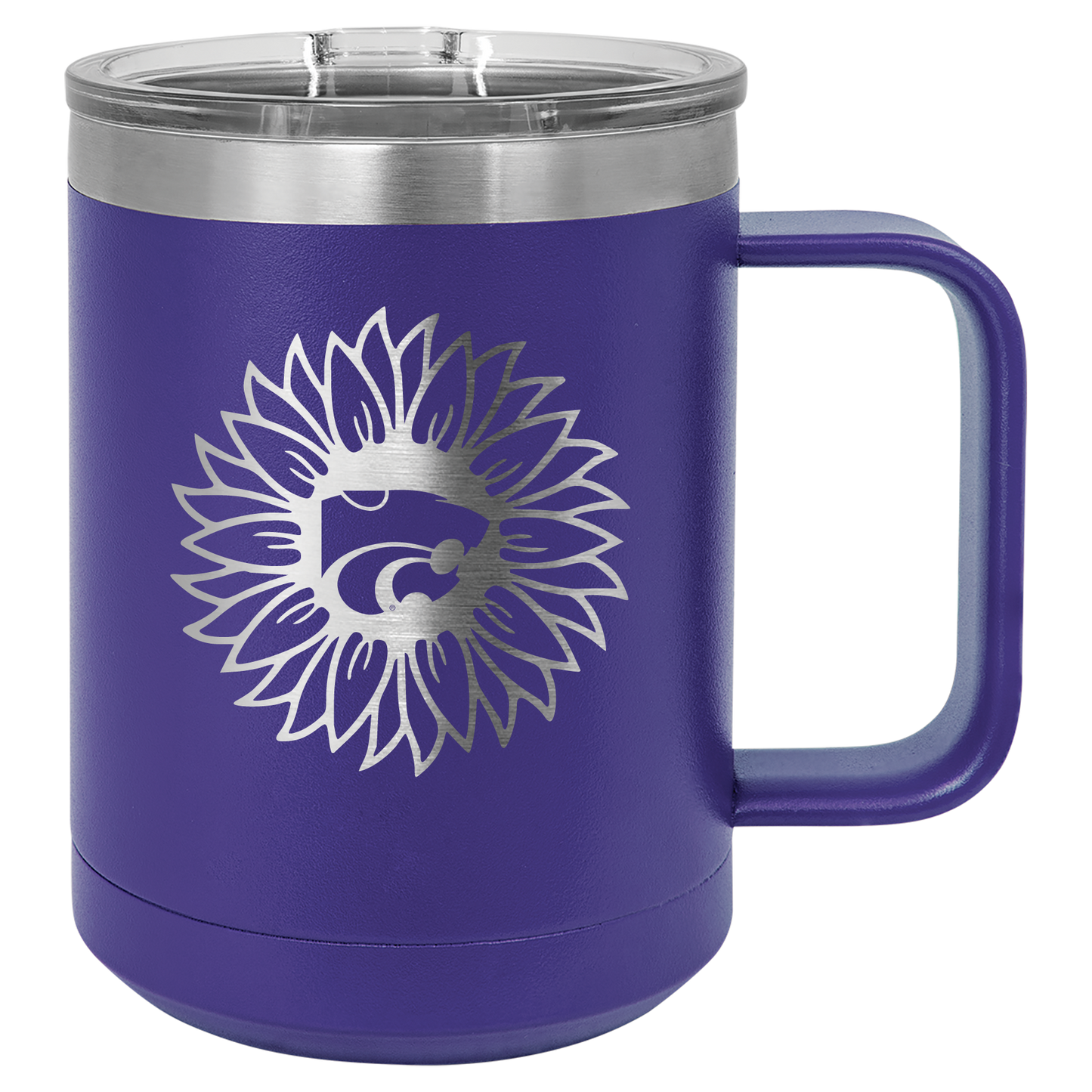 Power Cat Sunflower insulated Drinkware - Official Affinity Licensed Product - K-State