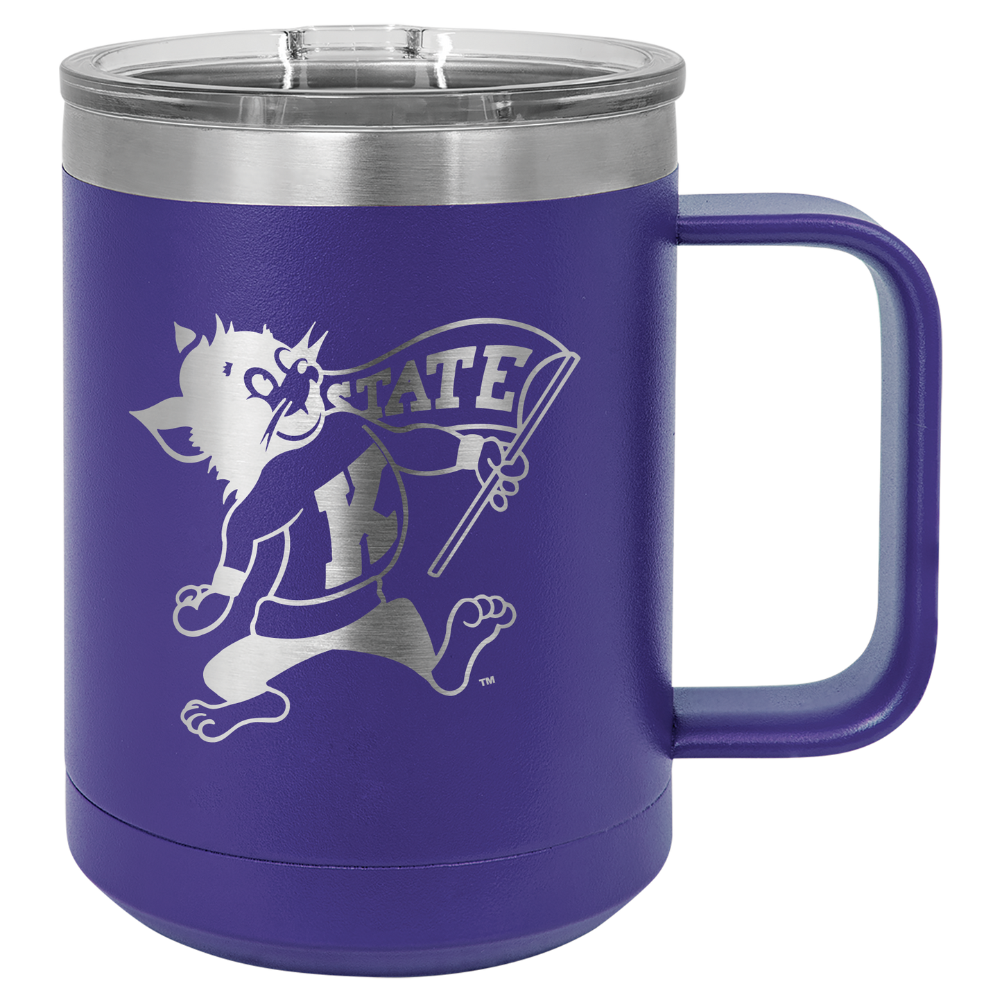 Willie the Wildcat insulated Drinkware - Official Affinity Licensed Product - K-State