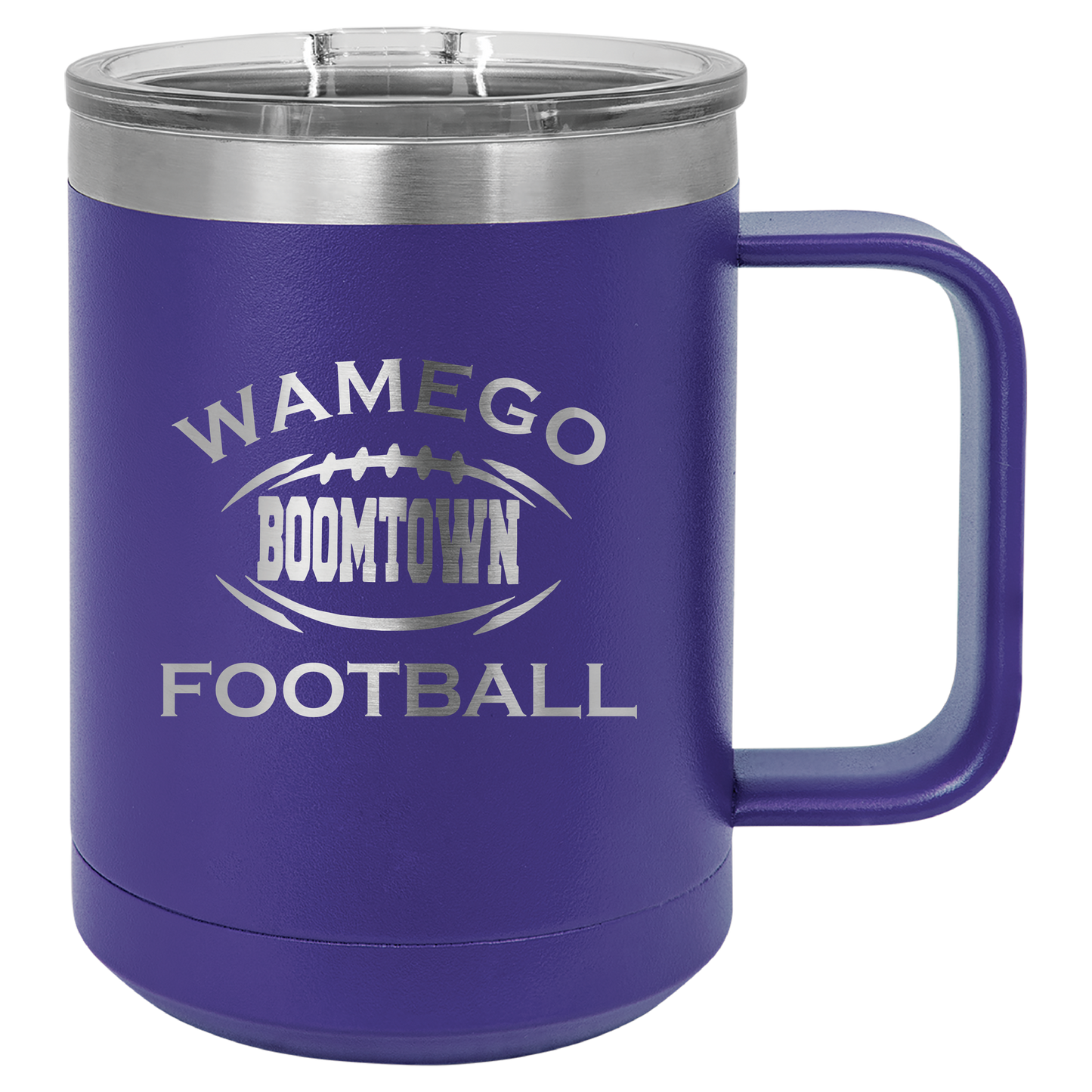 Wamego Boom Town Football Tumbler - Click for all color/size options