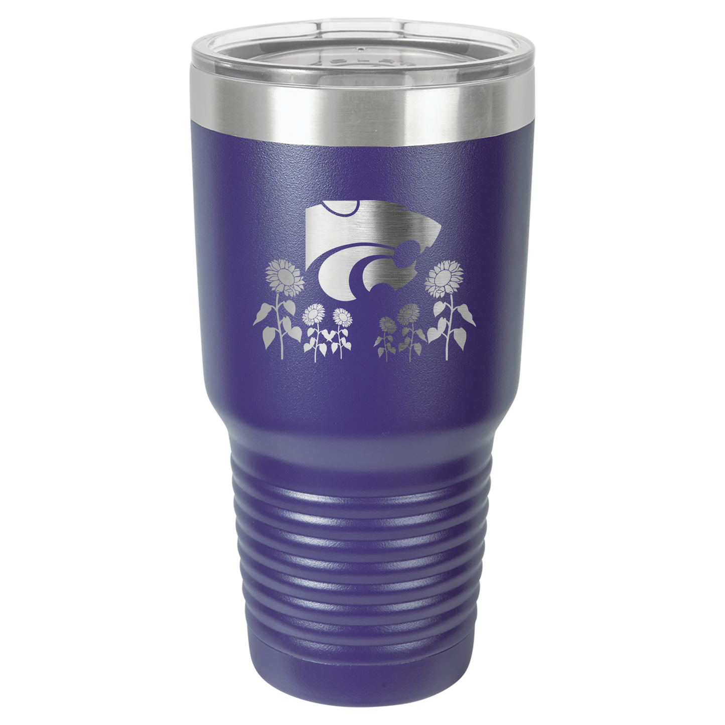 Power Cat Sunflower Field insulated Drinkware - Official Affinity Licensed Product - K-State