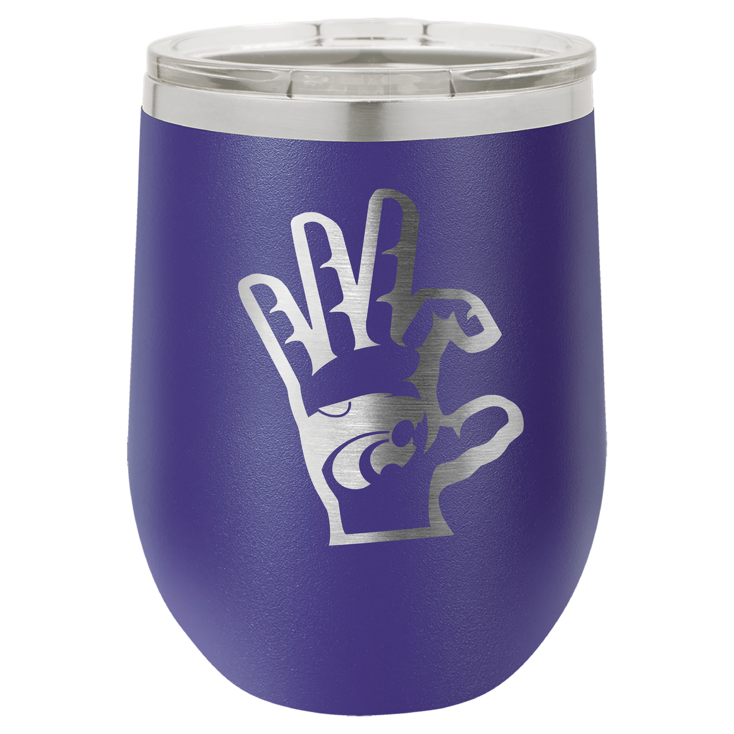 Wildcat Hand with Power Cat insulated Drinkware - Official Affinity Licensed Product - K-State