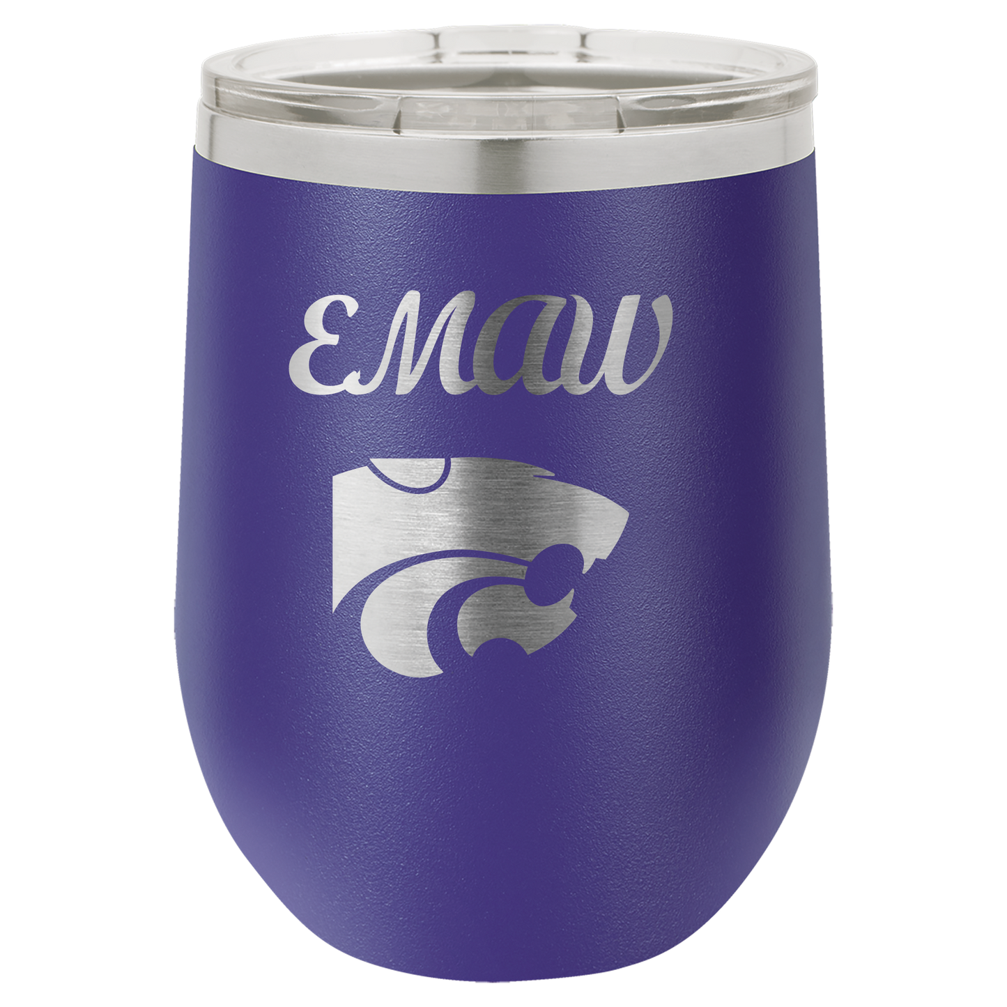 EMAW with Power Cat insulated Drinkware - Official Affinity Licensed Product - K-State