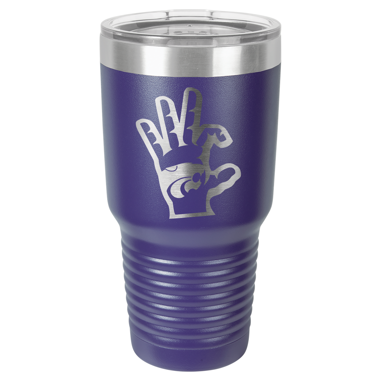 Wildcat Hand with Power Cat insulated Drinkware - Official Affinity Licensed Product - K-State