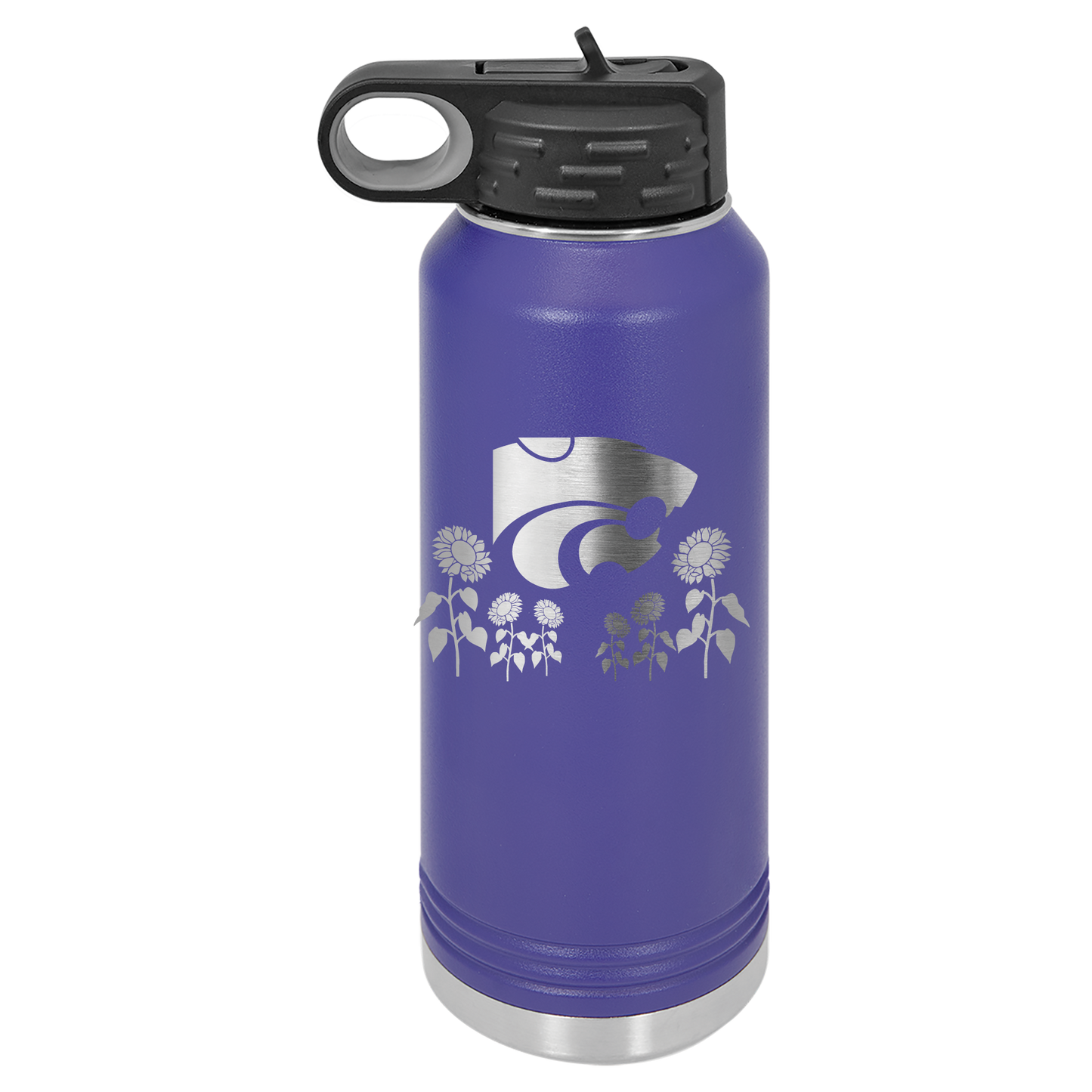 Power Cat Sunflower Field insulated Drinkware - Official Affinity Licensed Product - K-State