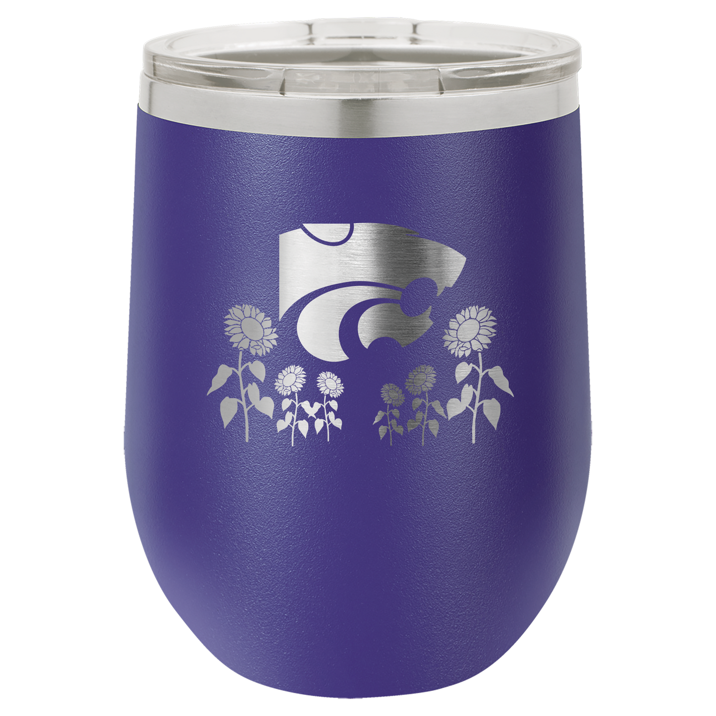 Power Cat Sunflower Field insulated Drinkware - Official Affinity Licensed Product - K-State