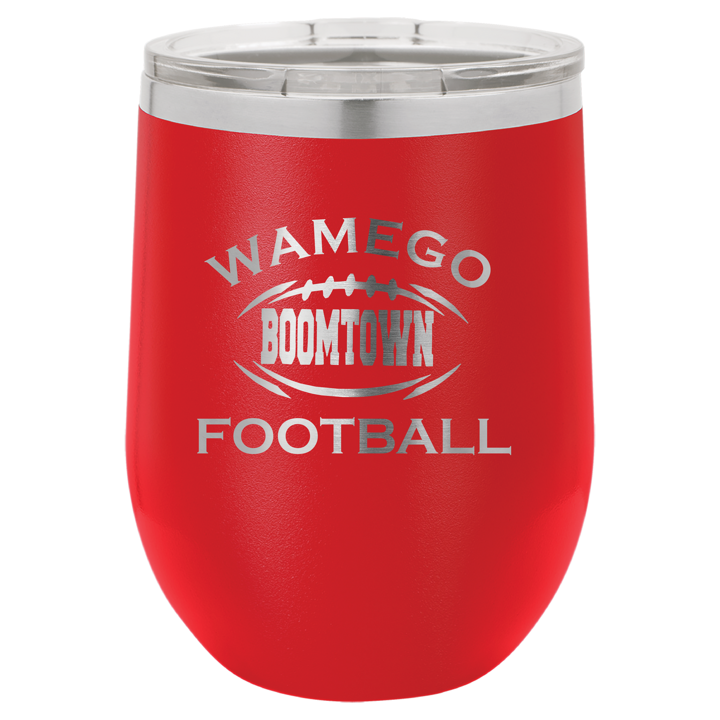 Wamego Boom Town Football Tumbler - Click for all color/size options