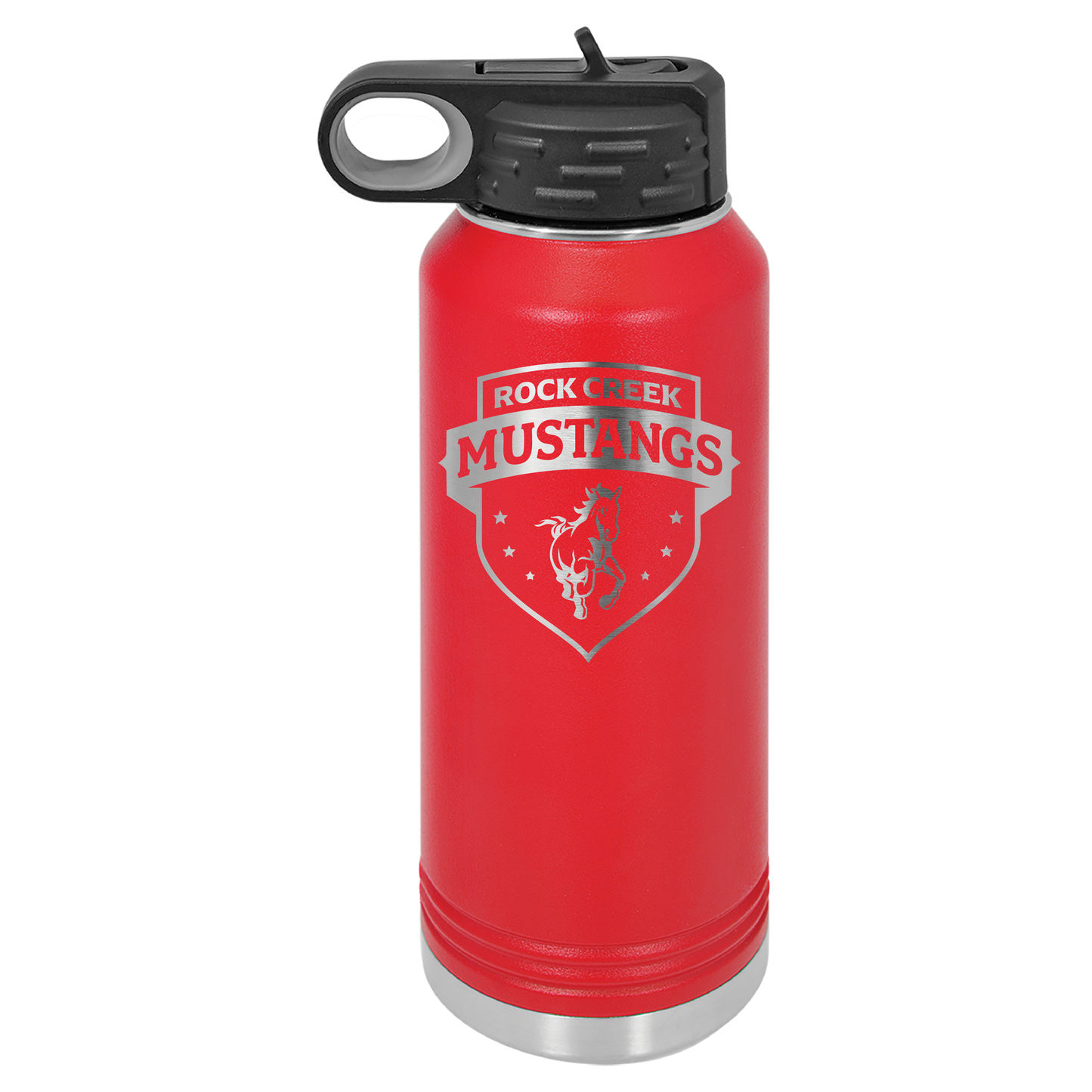 Rock Creek Mustangs Shield Tumbler - Click for all color/size options