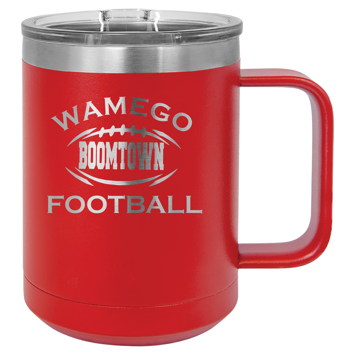 Wamego Boom Town Football Tumbler - Click for all color/size options