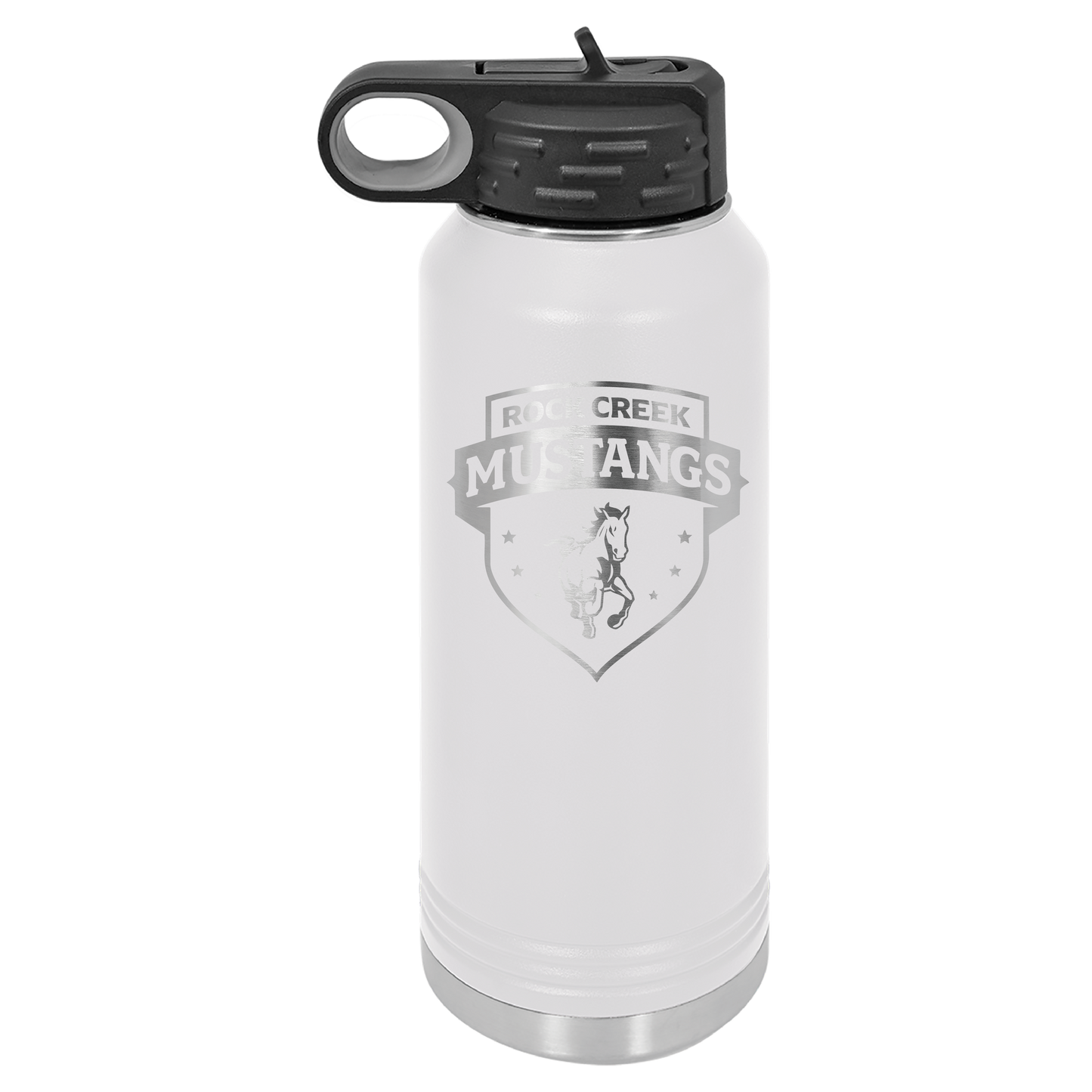 Rock Creek Mustangs Shield Tumbler - Click for all color/size options