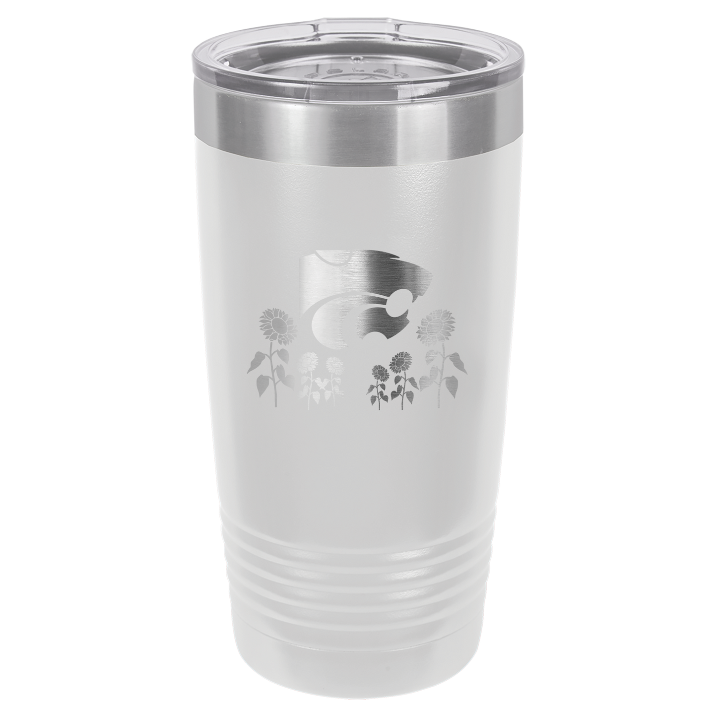 Power Cat Sunflower Field insulated Drinkware - Official Affinity Licensed Product - K-State