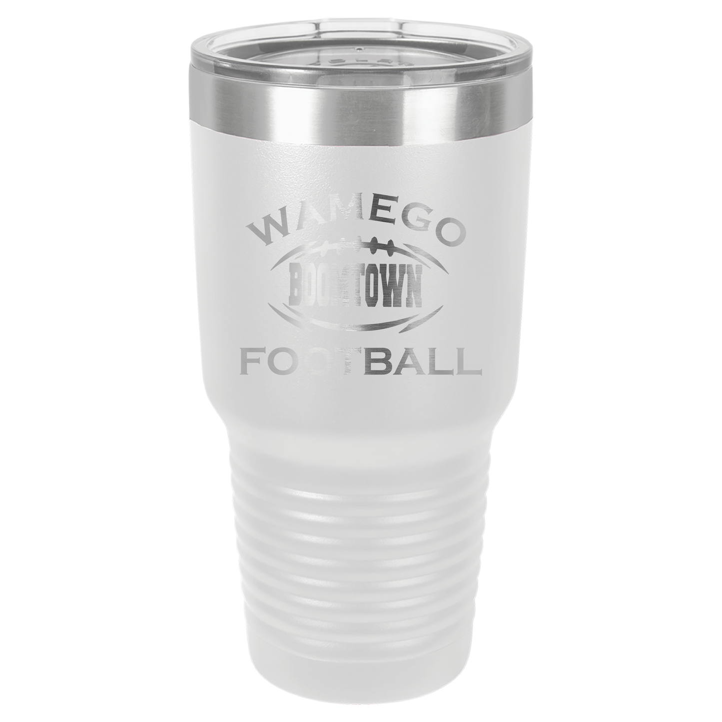 Wamego Boom Town Football Tumbler - Click for all color/size options