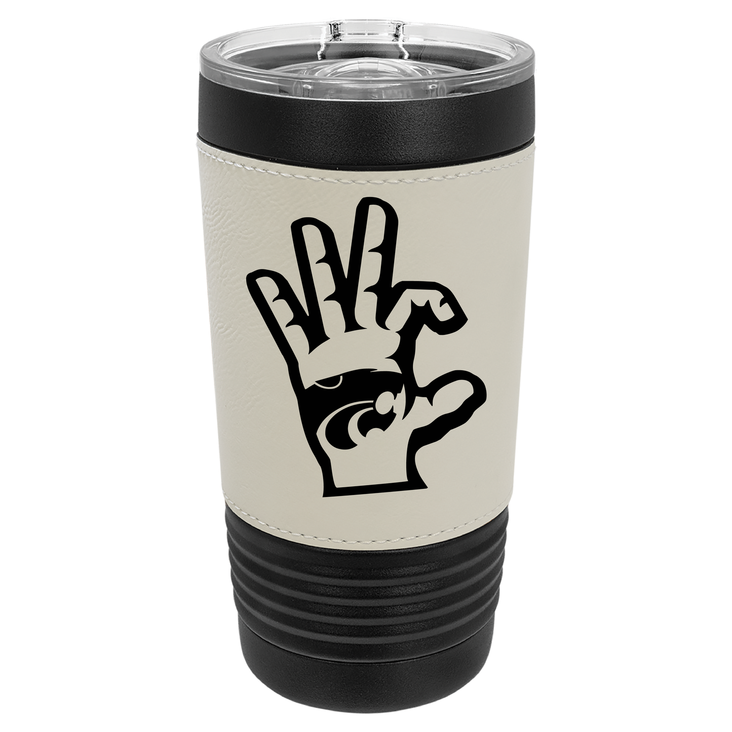 Wildcat Hand with Power Cat insulated Drinkware - Official Affinity Licensed Product - K-State