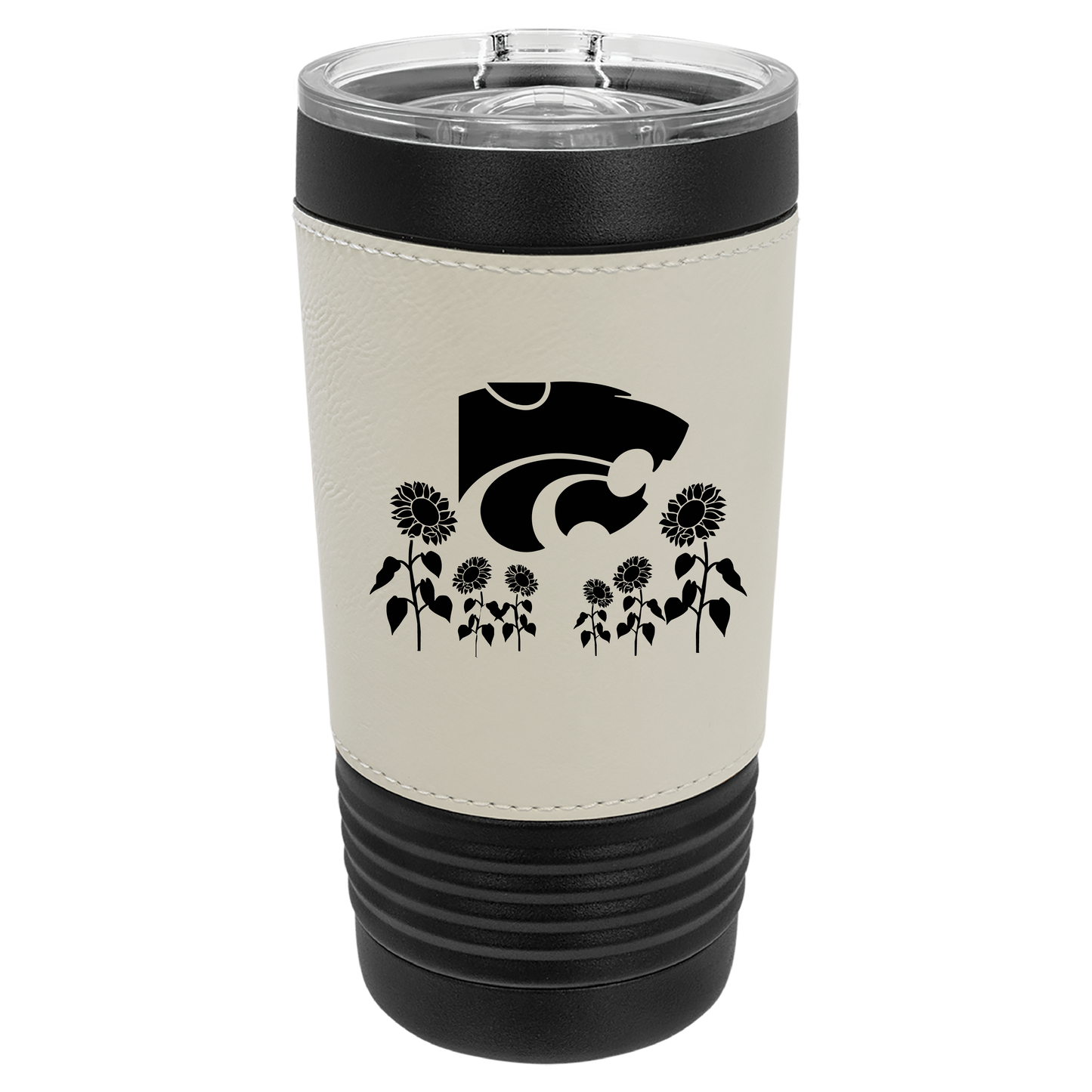 Power Cat Sunflower Field insulated Drinkware - Official Affinity Licensed Product - K-State