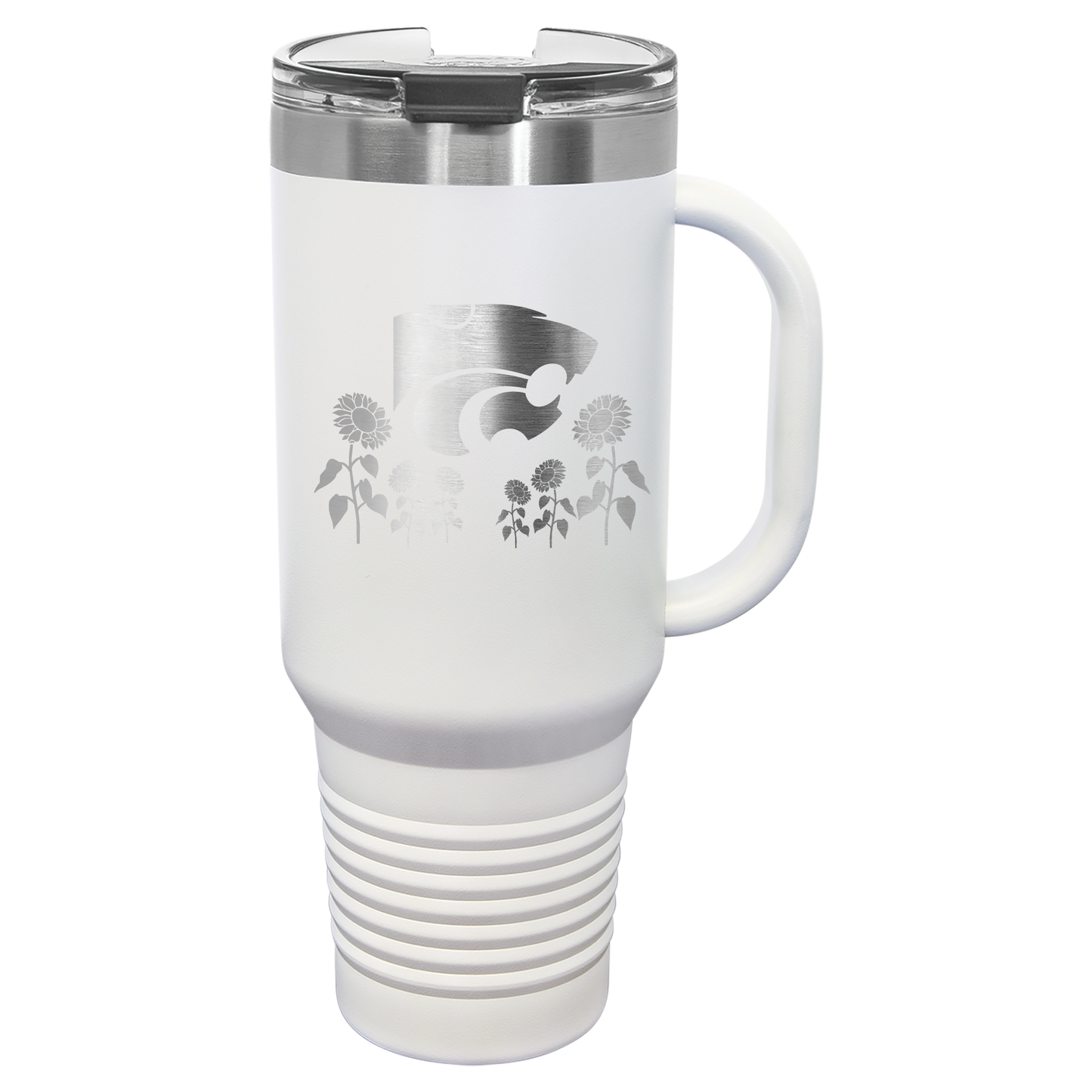 Power Cat Sunflower Field insulated Drinkware - Official Affinity Licensed Product - K-State