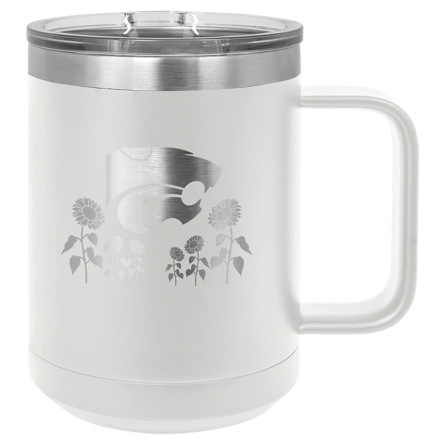 Power Cat Sunflower Field insulated Drinkware - Official Affinity Licensed Product - K-State