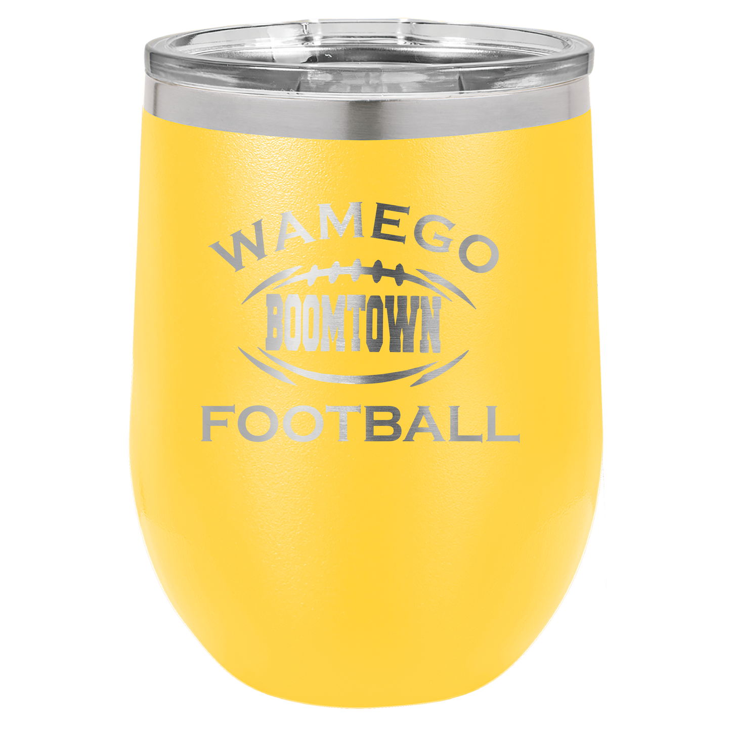 Wamego Boom Town Football Tumbler - Click for all color/size options