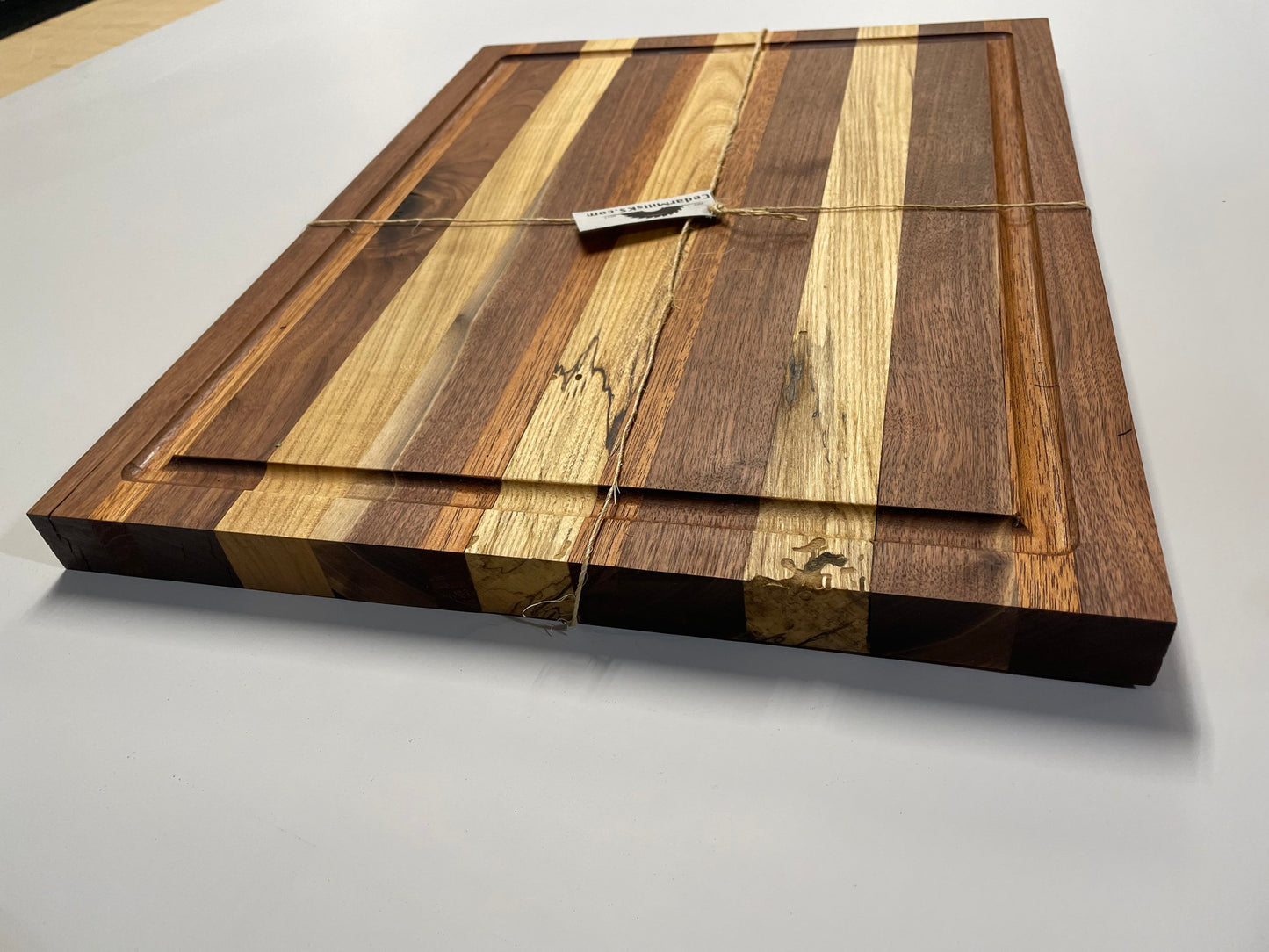 Handmade 23”x 17.5” x 1.5” Walnut and Sycamore Cutting Board