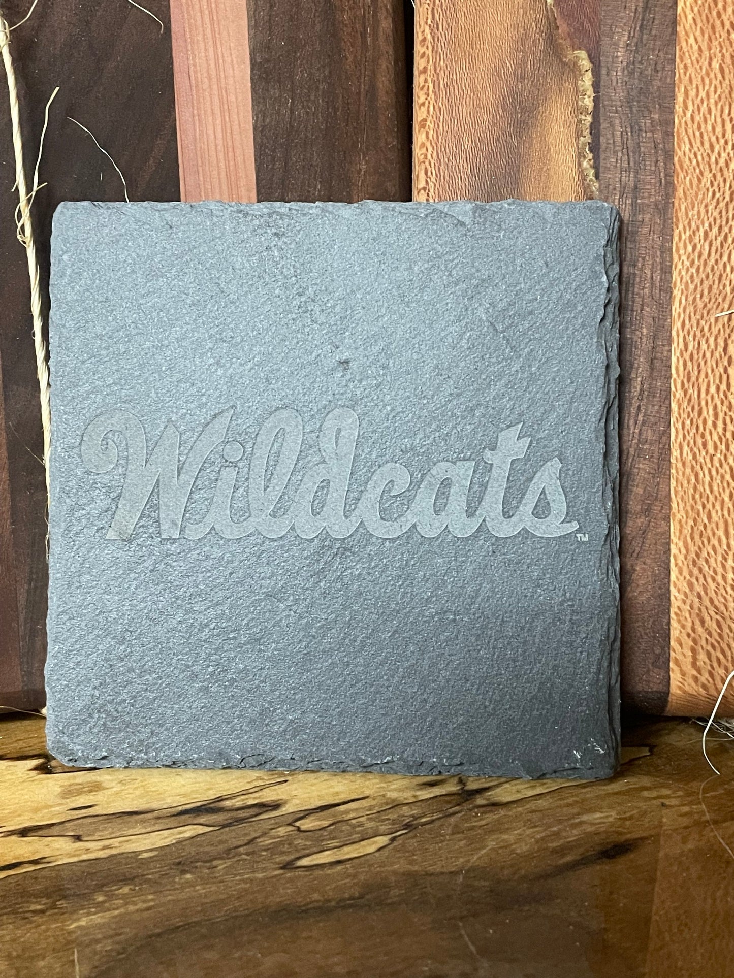 Wildcats Four pack of slate coasters