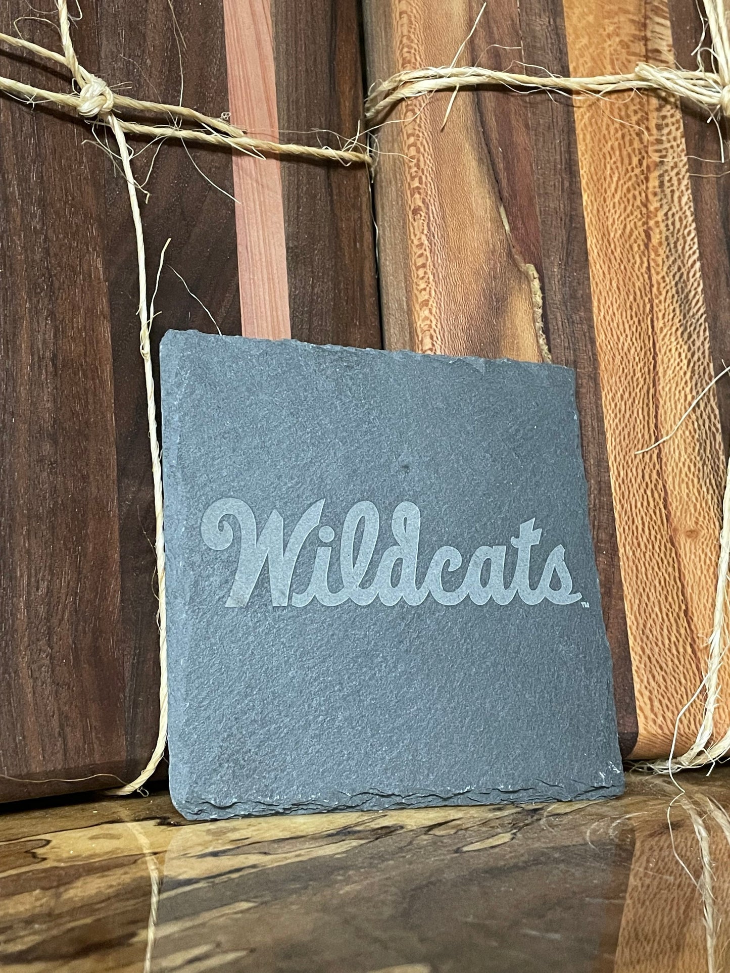 Wildcats Four pack of slate coasters