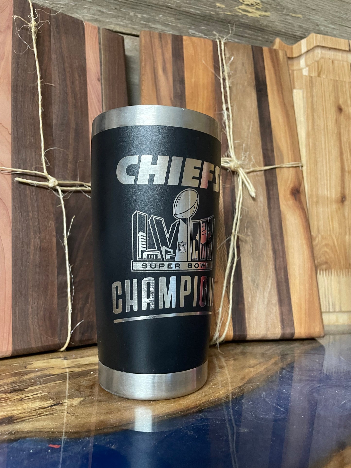 Chiefs Super Bowl Champions  20 oz tumbler