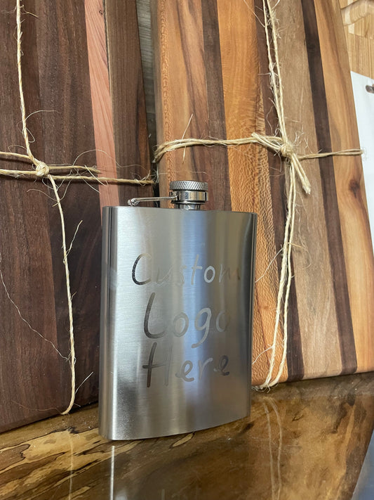 Custom Stainless 8oz Hip Flask