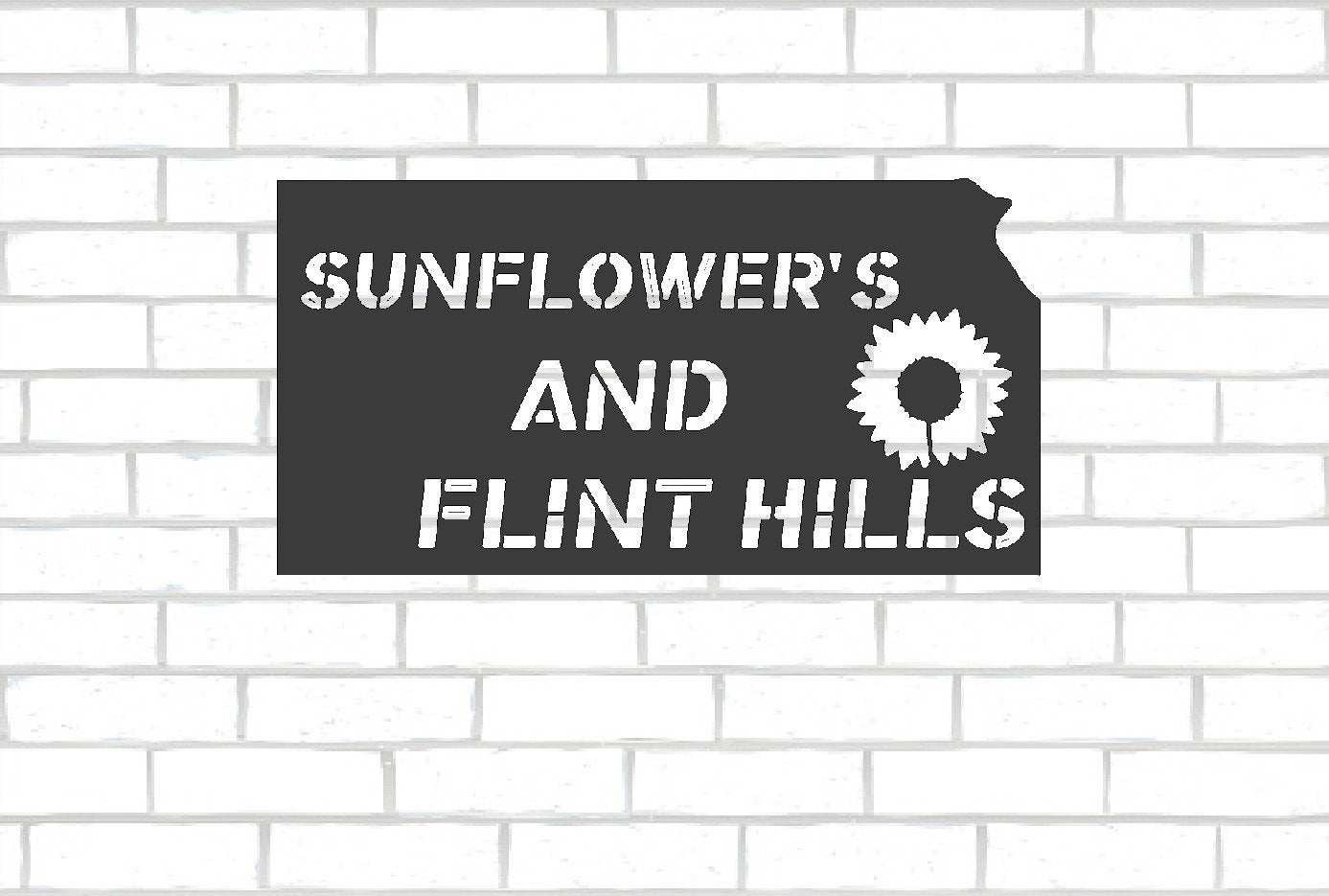 Kansas Flint Hills Metal Sign