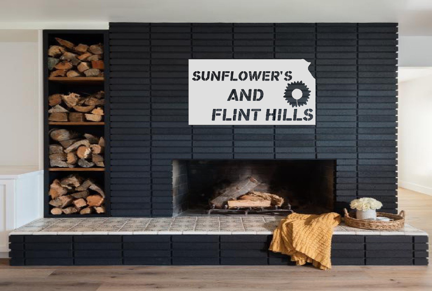 Kansas Flint Hills Metal Sign