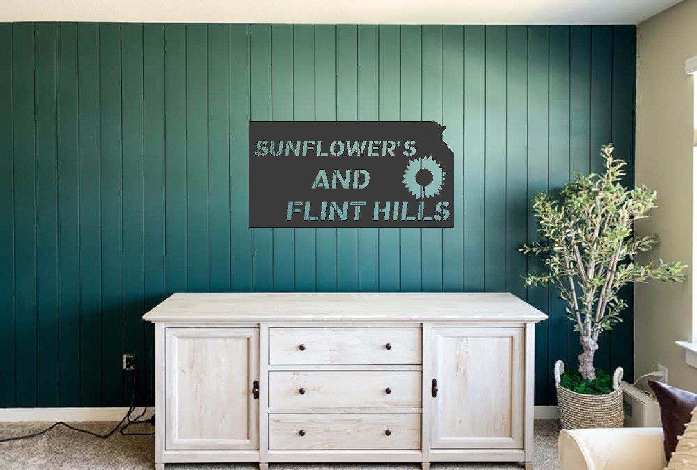 Kansas Flint Hills Metal Sign