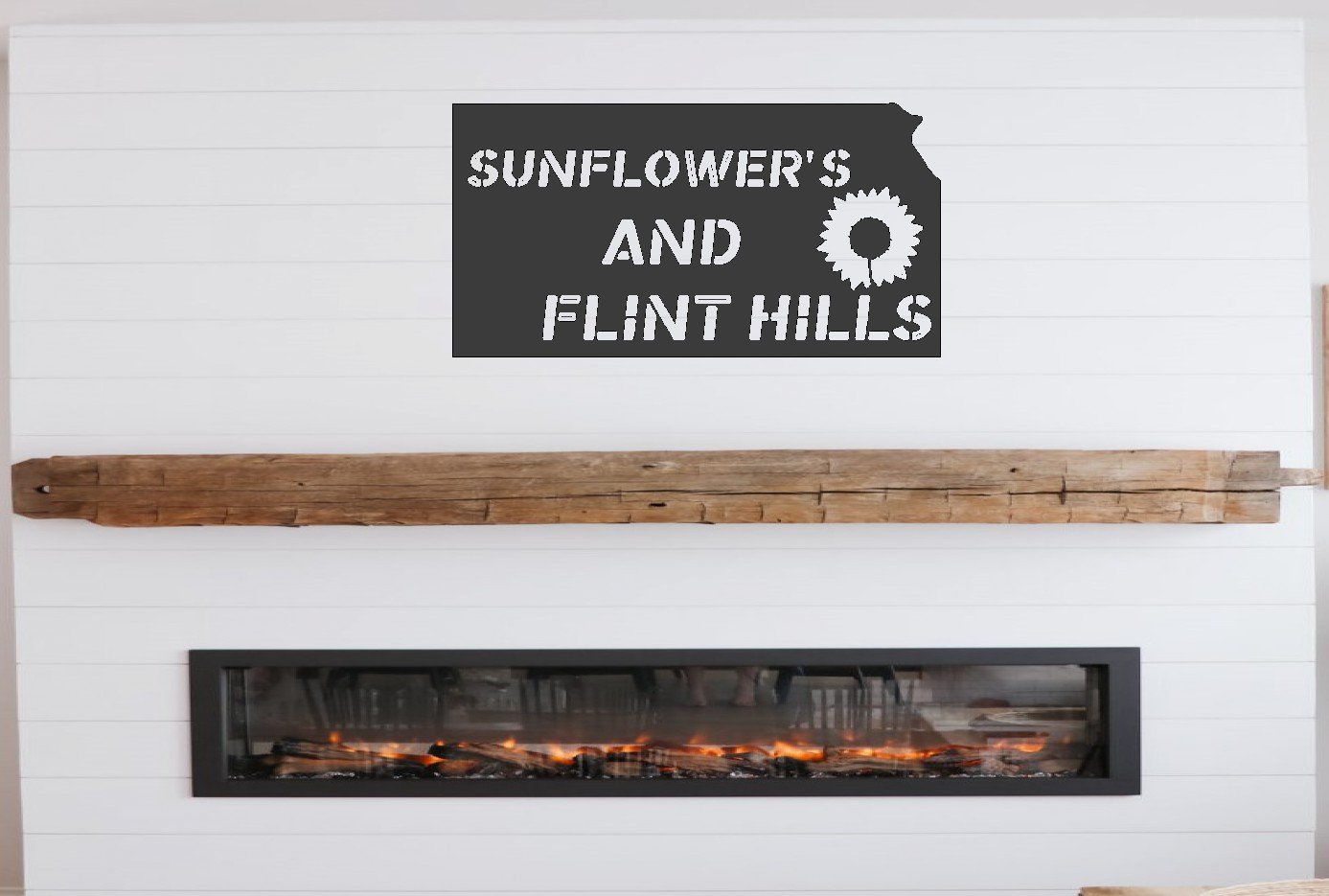 Kansas Flint Hills Metal Sign