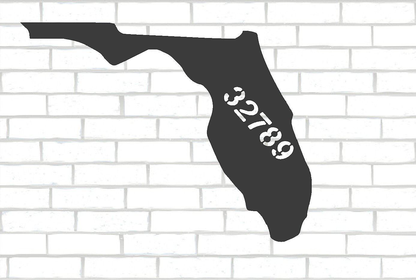 Zip Code Outline Personalized Metal State Outline With Zip code – CedarMillsKS.com
