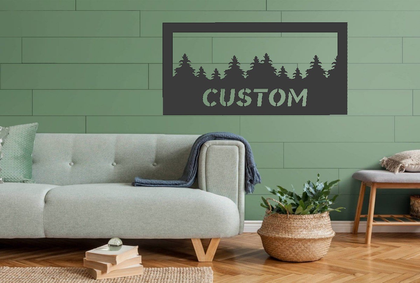 Forest themed Custom Metal Sign
