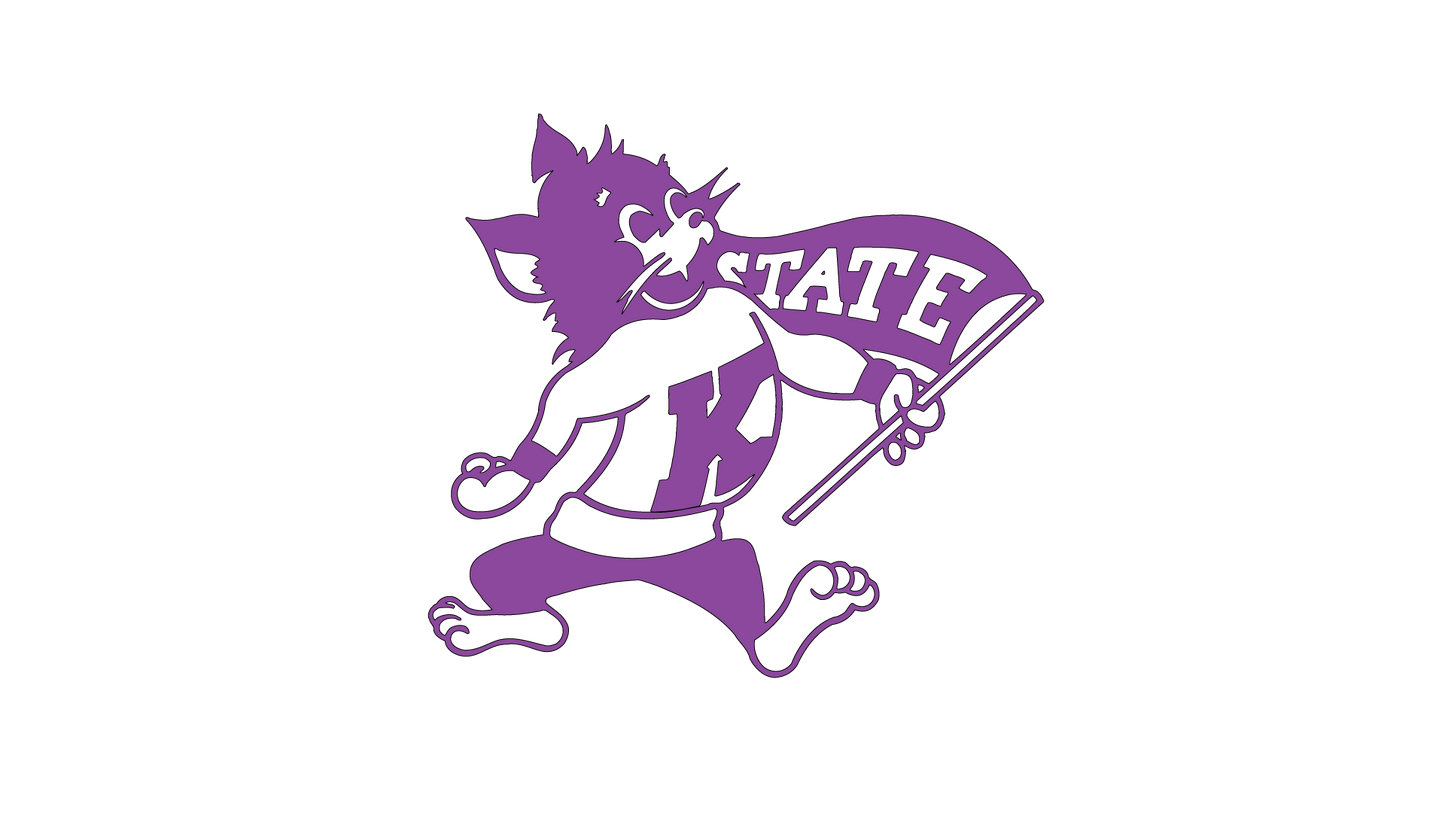 Willie the Wildcat metal sign